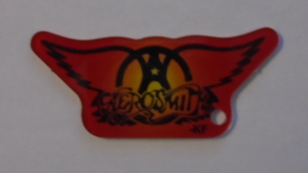 STERN AEROSMITH Original Pinball Machine Promotional Key Fob Keychain
